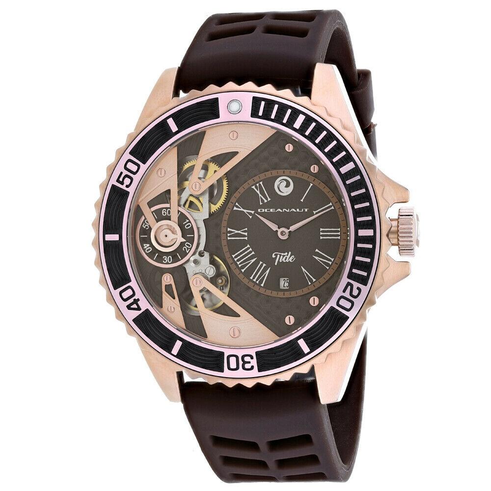 Oceanaut Men's OC0996 Tide Brown Rubber Watch