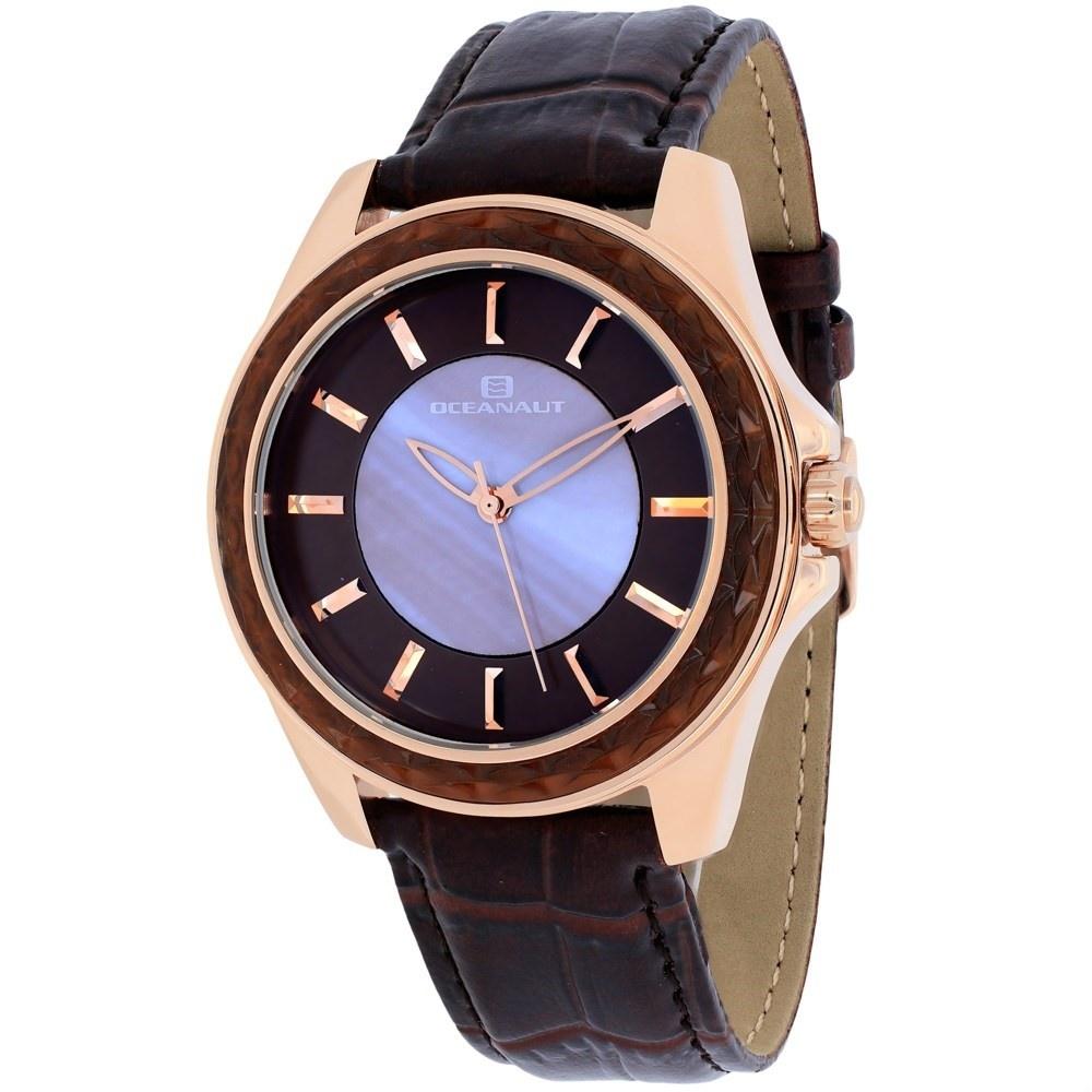 Oceanaut Women&#39;s OC1410 Angel Brown Leather Watch