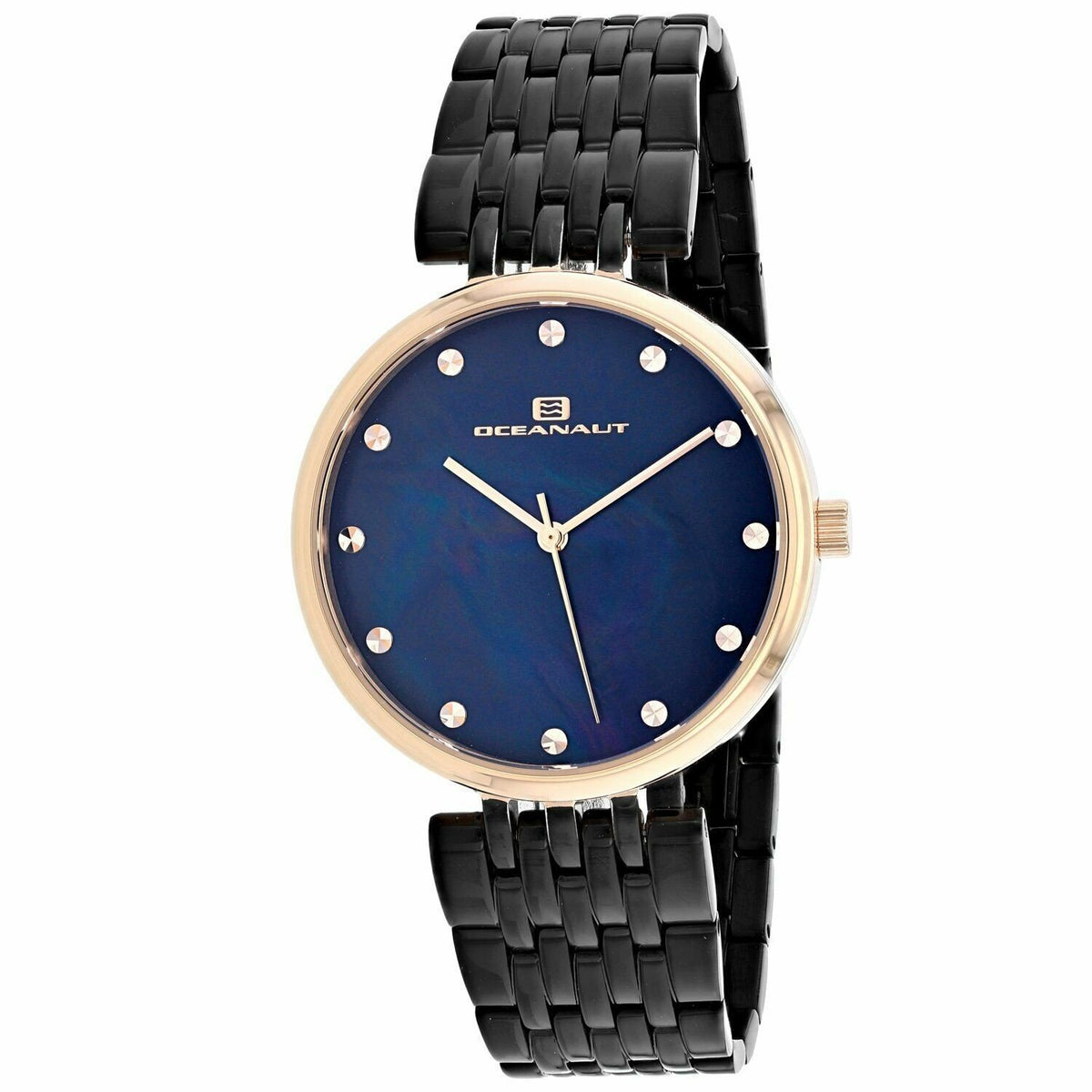 Oceanaut Women's OC2205 Aerglo Black Stainless Steel Watch