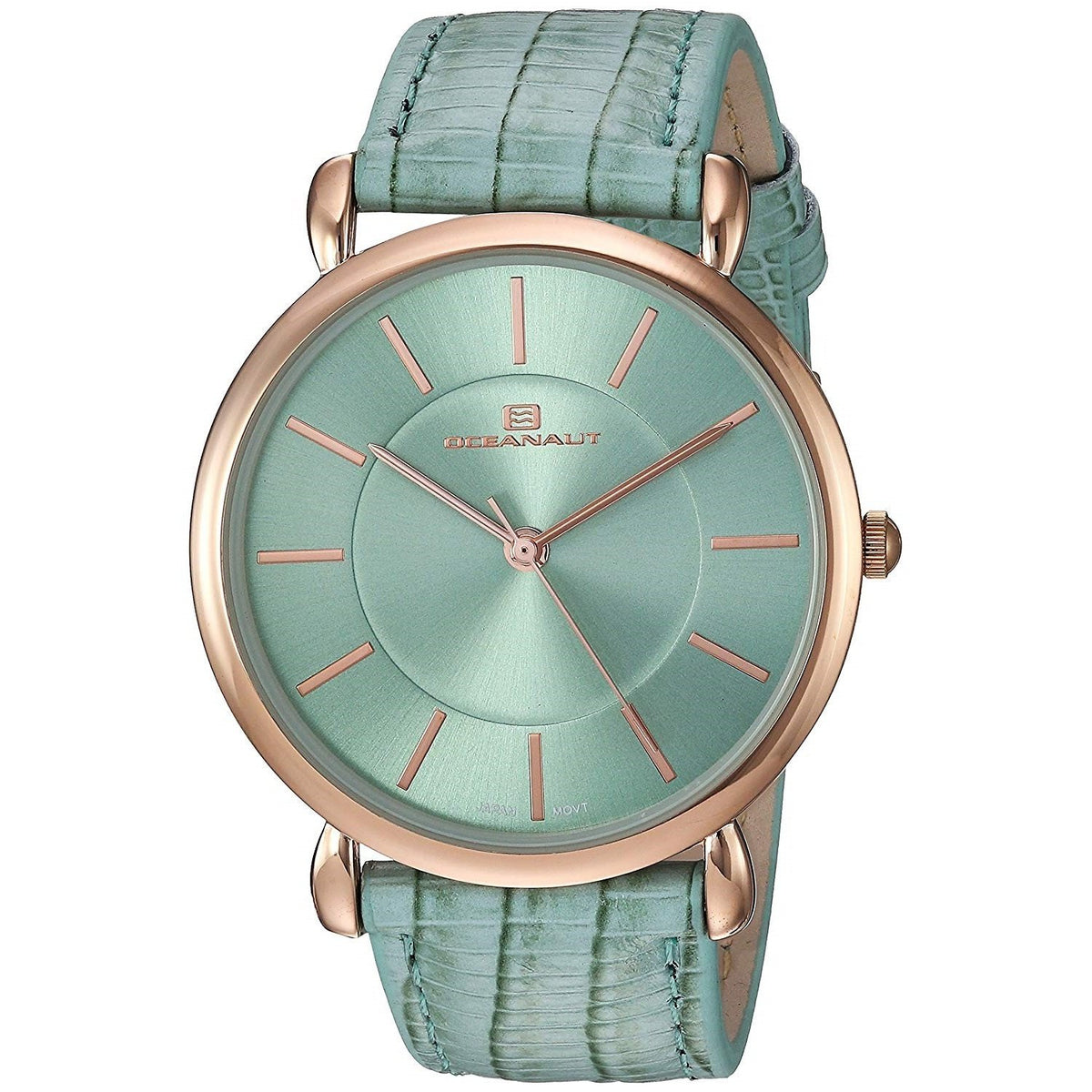 Oceanaut Women's OC2214 Alma Green Leather Watch
