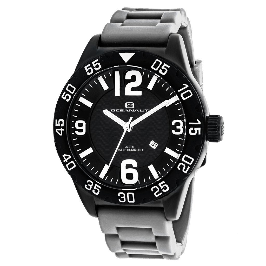 Oceanaut Men's OC2717 Aqua One Grey Silicone Watch