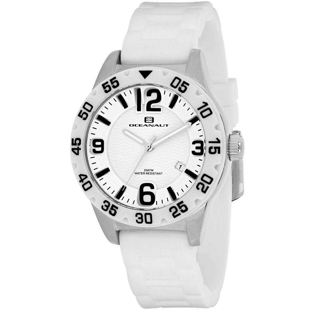 Oceanaut Women&#39;s OC2811 Aqua One White Silicone Watch