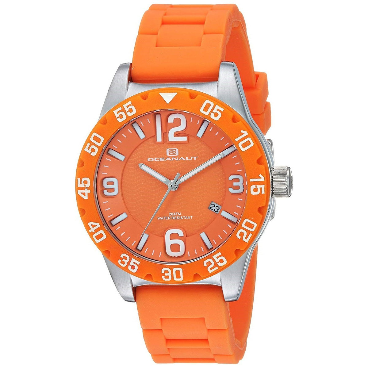 Oceanaut Women&#39;s OC2814 Aqua One Orange Silicone Watch