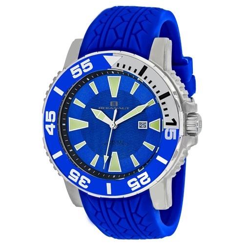 Oceanaut Men&#39;s OC2918 Marletta Blue Silicone Watch