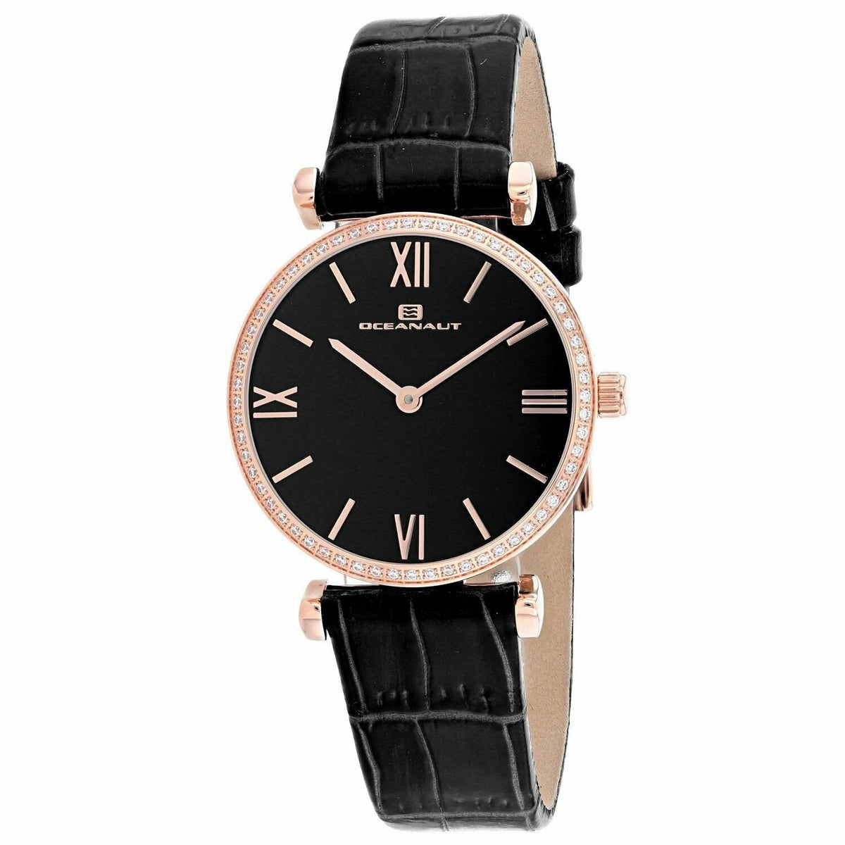 Oceanaut Women's OC3214 Harmony Black Leather Watch