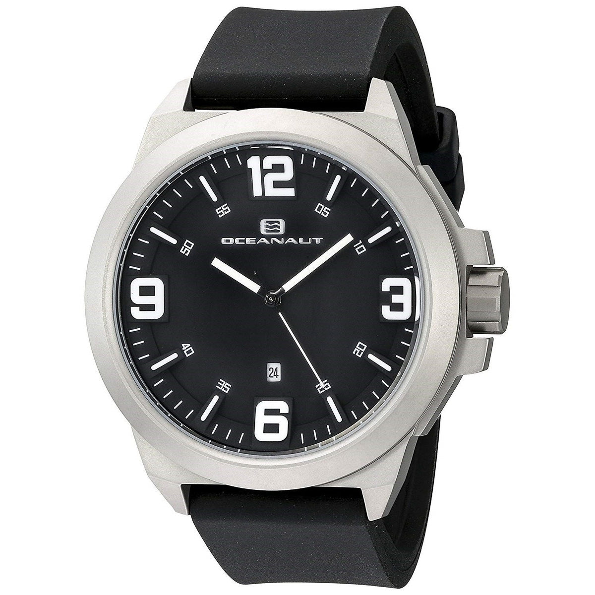 Oceanaut Men's OC7117 Armada Black Rubber Watch
