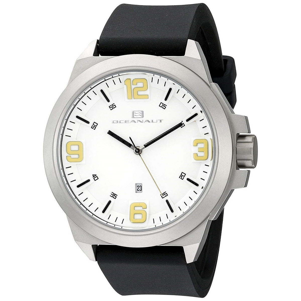Oceanaut Men's OC7118 Armada Black Rubber Watch
