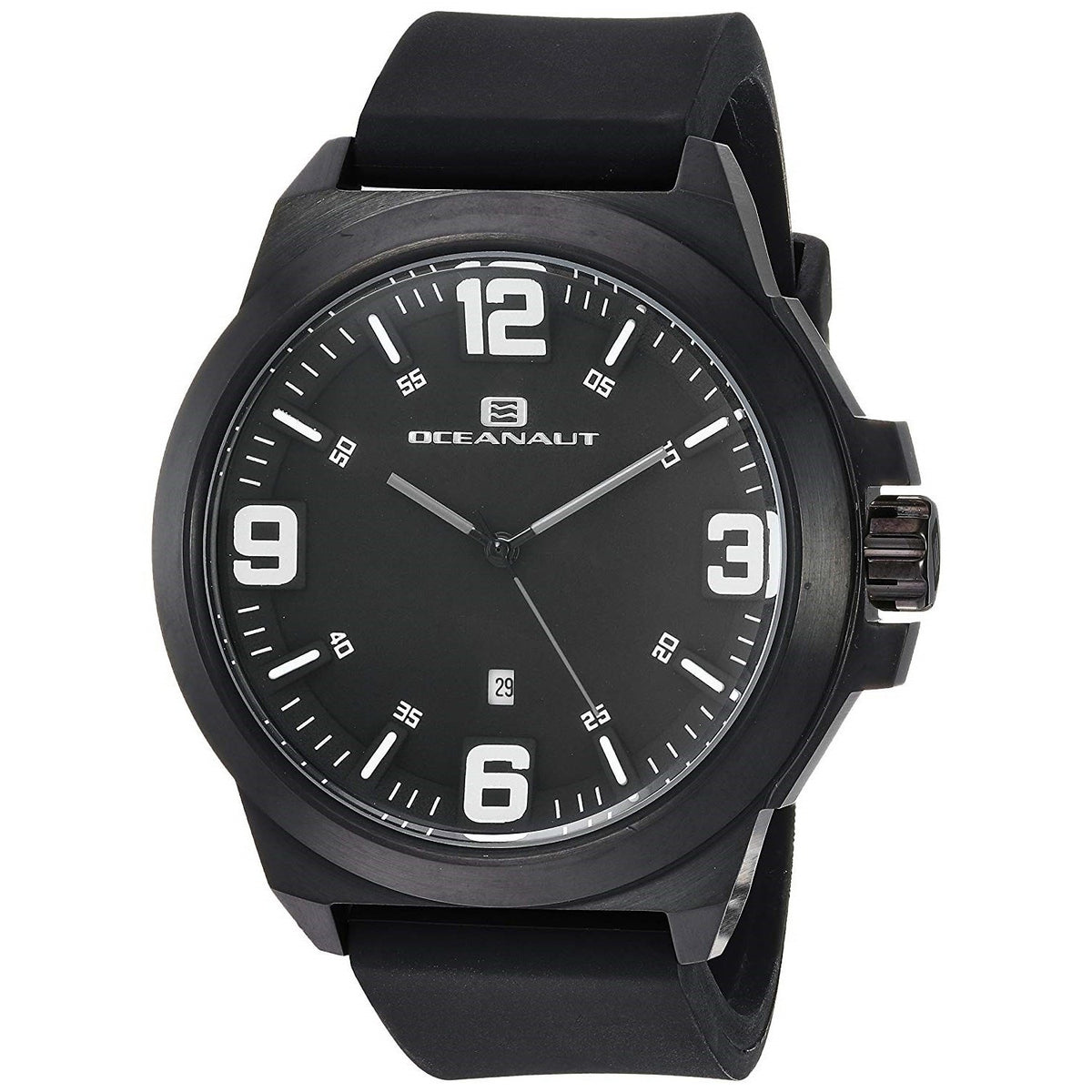 Oceanaut Men&#39;s OC7119 Armada Black Rubber Watch