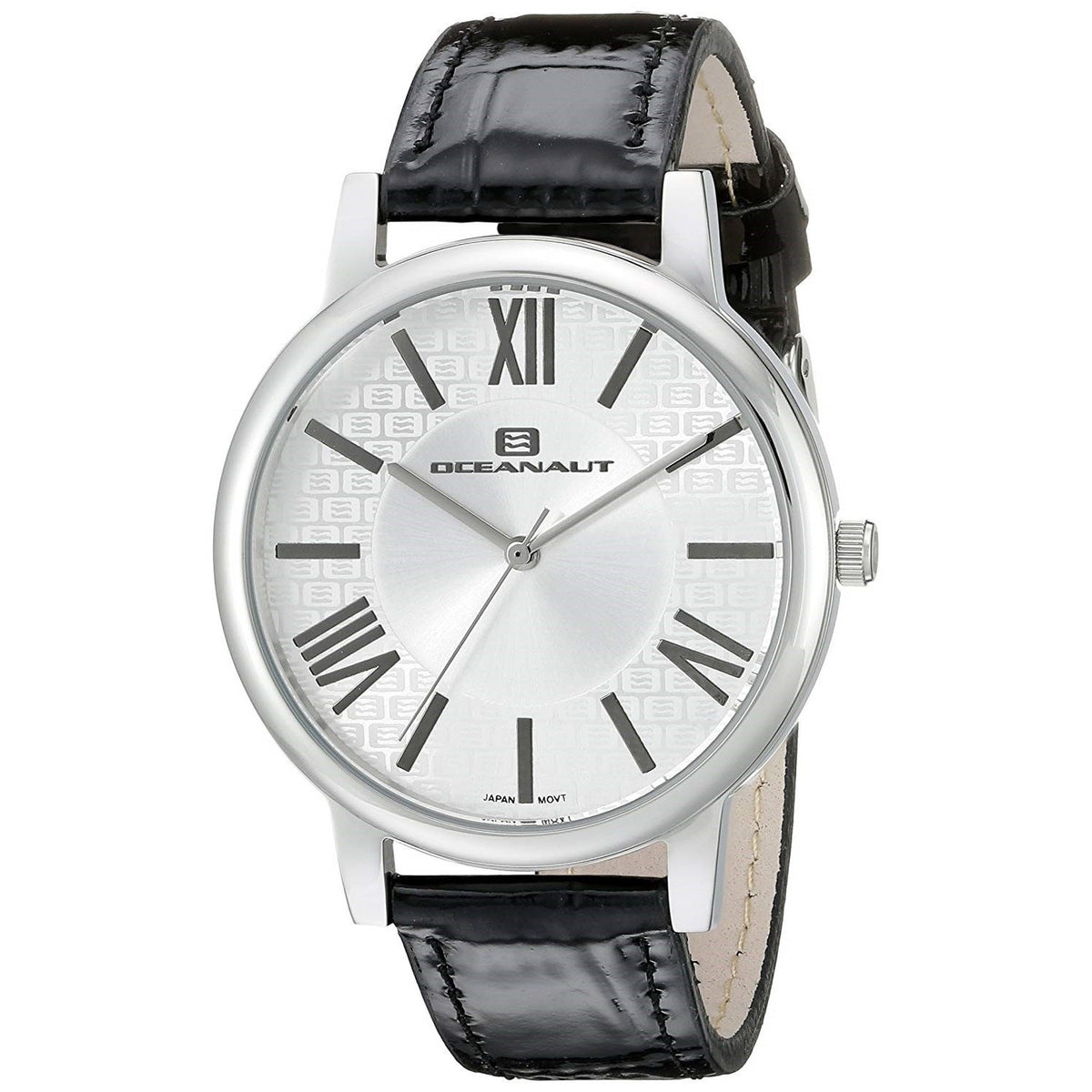 Oceanaut Women's OC7211 Moon Black Leather Watch