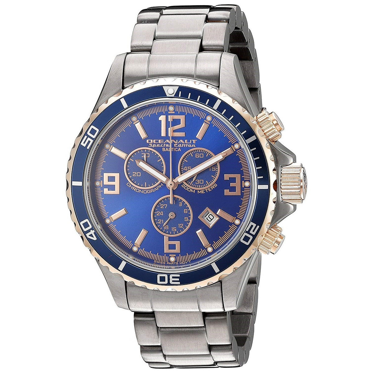 Oceanaut Men&#39;s OC8332 Baltica Special Edition Grey Stainless Steel Watch