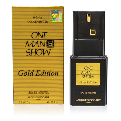 One Man Show Gold Jacques Bogart Edt Spray Slightly Damaged 3.3 Oz (100 Ml) For Men  