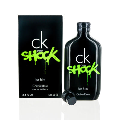 Ck One Shock Calvin Klein Edt Spray Slightly Damaged 3.4 Oz For Men 8Q5324100