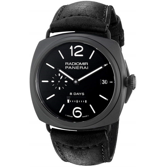 Panerai Men's PAM00384 Radiomir Automatic Black Leather Watch