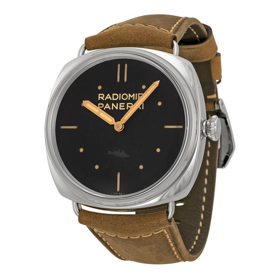 Panerai Men&#39;s PAM00425 Radiomir SLC 3 Days Hand Wind Brown Leather Watch