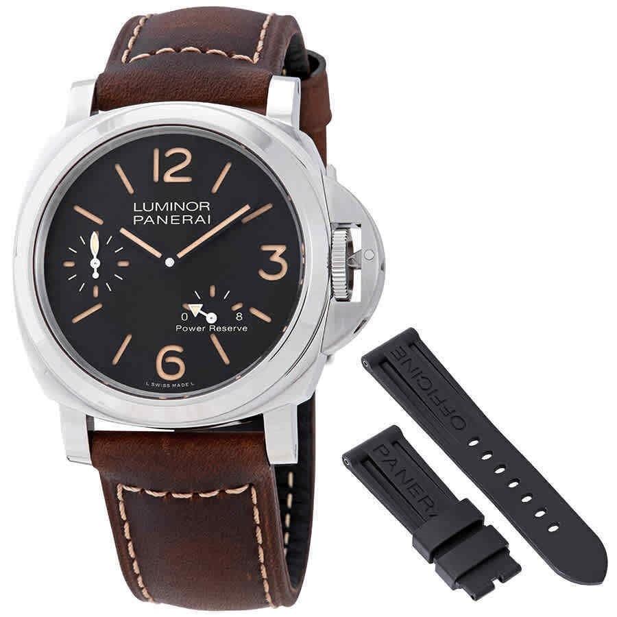 Panerai Men&#39;s PAM00795 Luminor 8 Days Power Reserve  Brown Leather Watch