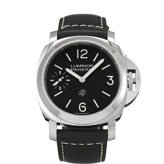 Panerai Luminor Logo Men's PAM01084 Black Leather Watch