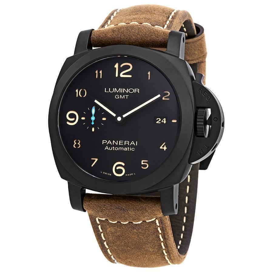 Panerai Men&#39;s PAM01441 Luminor 1950 Brown Leather Watch
