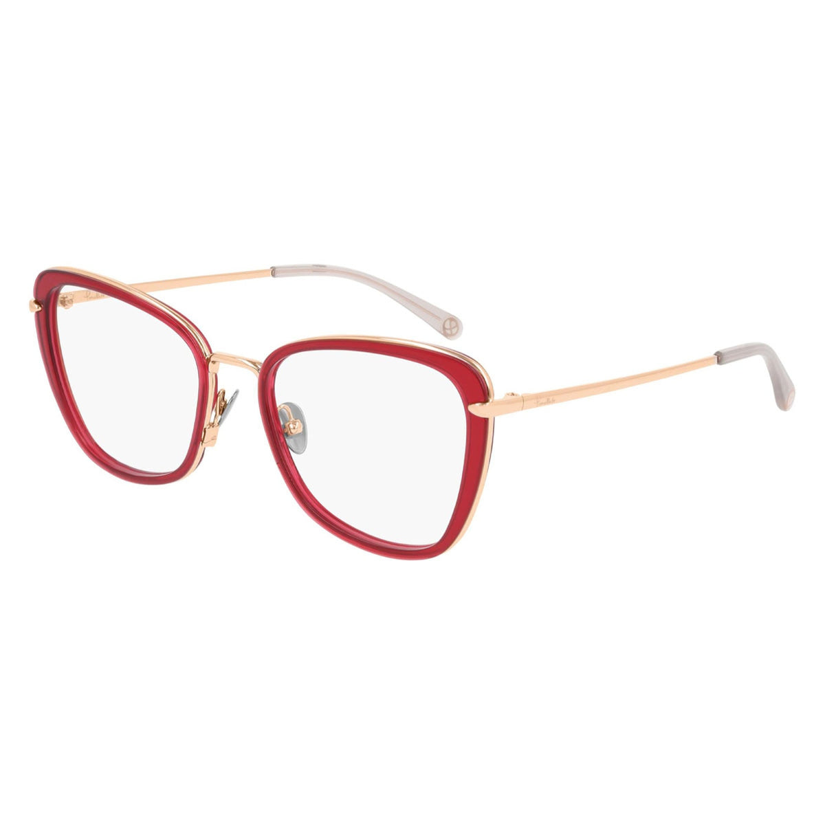 Pomellato Women's Sunglasses Spring Summer 2020 Red Transparent Demo Lens Demo Lens Transparent PM0084O 003