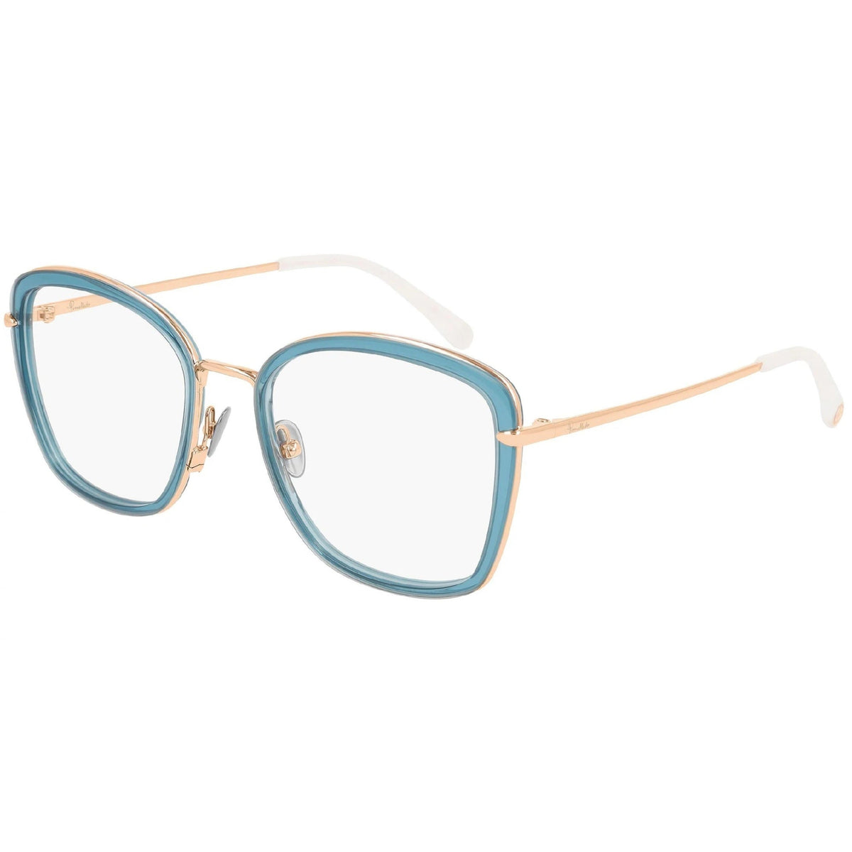Pomellato Women's Sunglasses Spring Summer 2020 Blue Transparent Demo Lens Demo Lens Shiny PM0085O 001