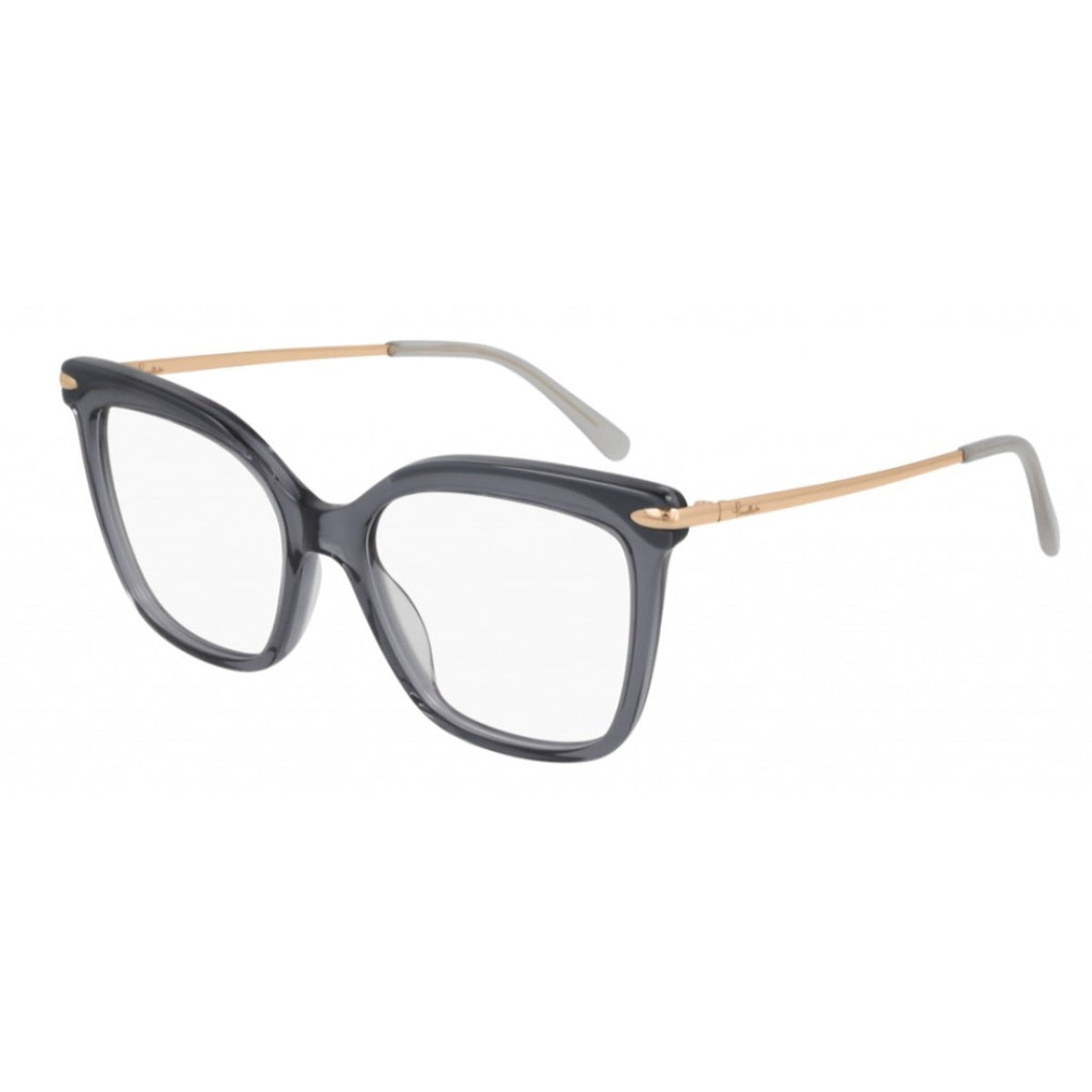 Pomellato Women's Sunglasses Spring Summer 2021 Black Transparent Demo Lens Demo Lens Grey PM0094O 001