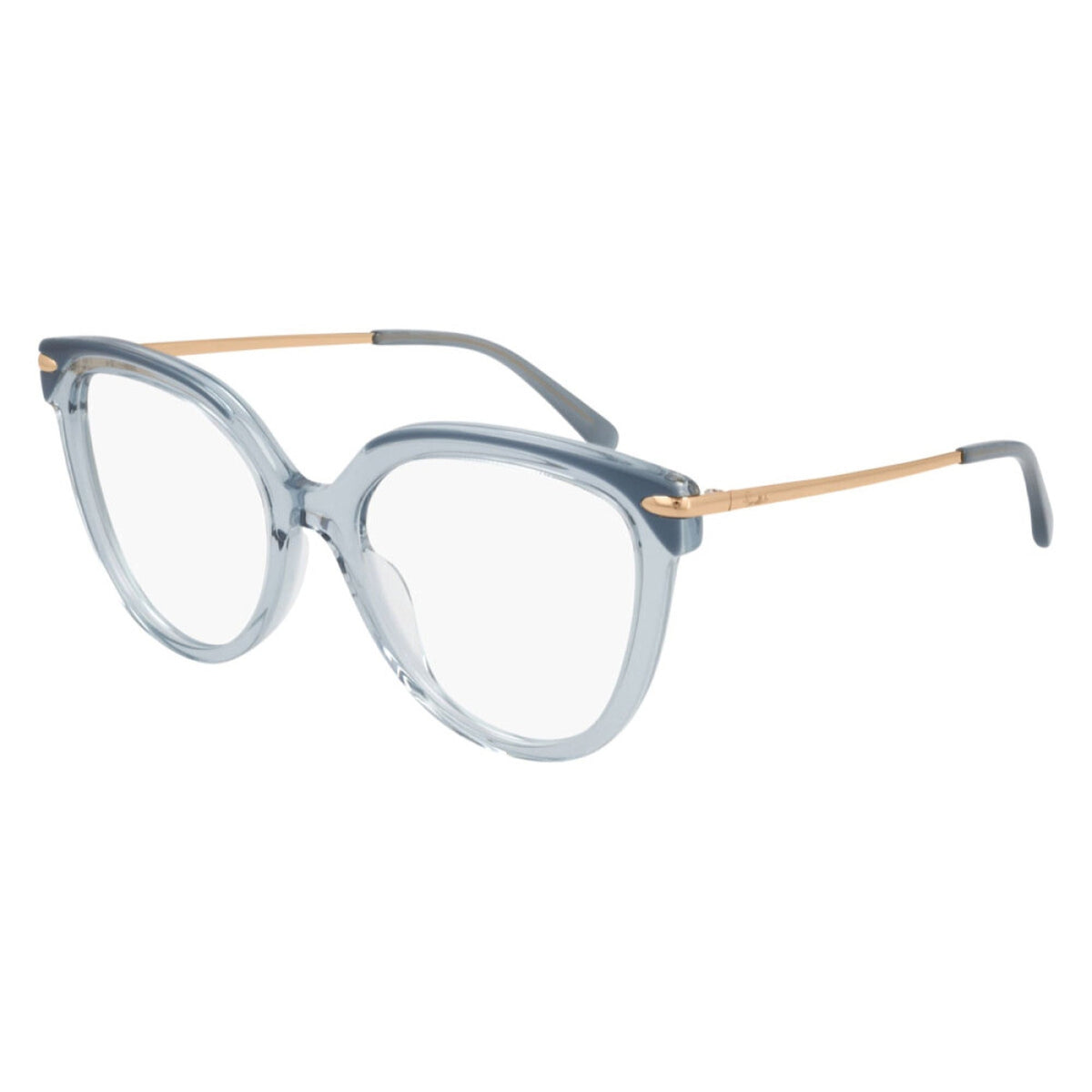 Pomellato Women's Sunglasses Spring Summer 2021 Blue Transparent Demo Lens Demo Lens Light Blue PM0095O 003