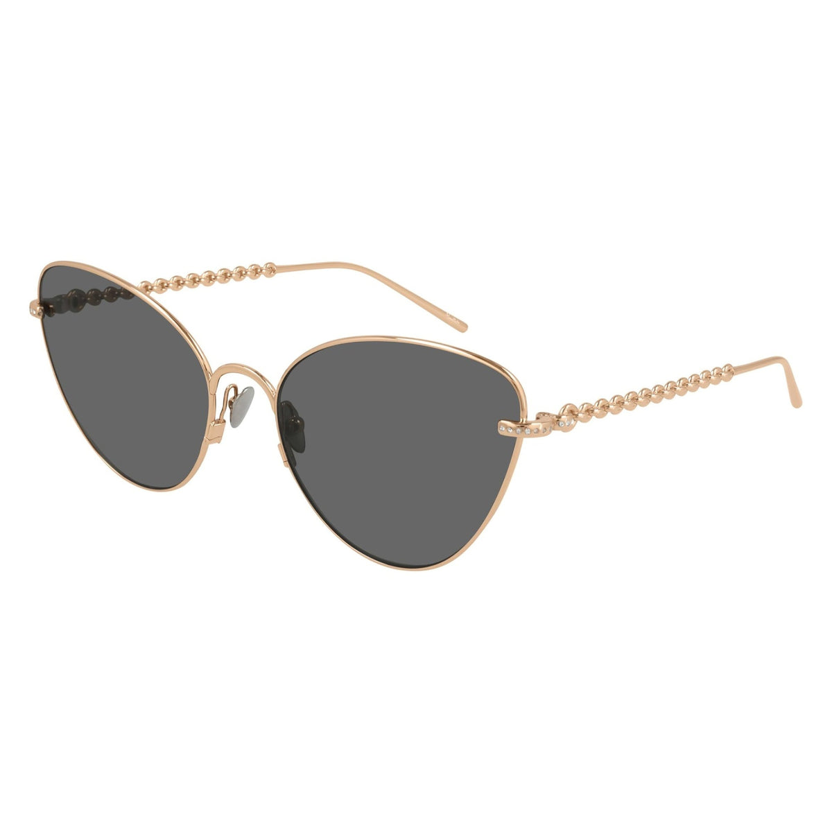 Pomellato Women&#39;s Sunglasses Spring Summer 2021 Gold Grey Nylon Nylon Pink PM0101S 001
