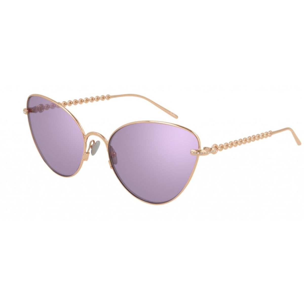 Pomellato Women&#39;s Sunglasses Spring Summer 2021 Gold Violet Nylon Nylon Pink PM0101S 002