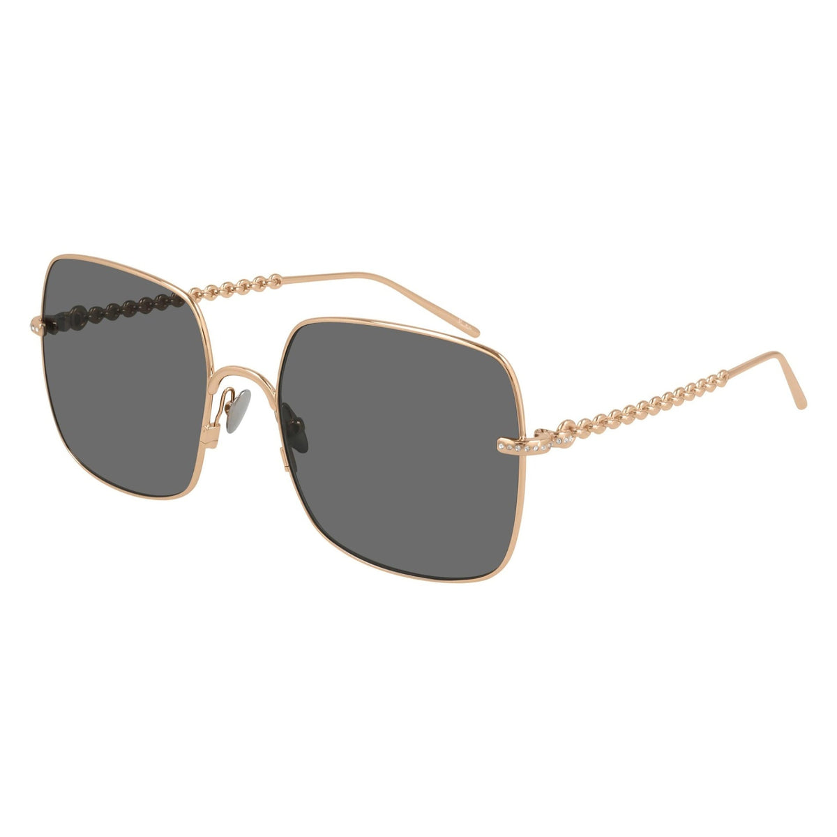 Pomellato Women&#39;s Sunglasses Spring Summer 2021 Gold Grey Nylon Nylon Pink PM0102S 001