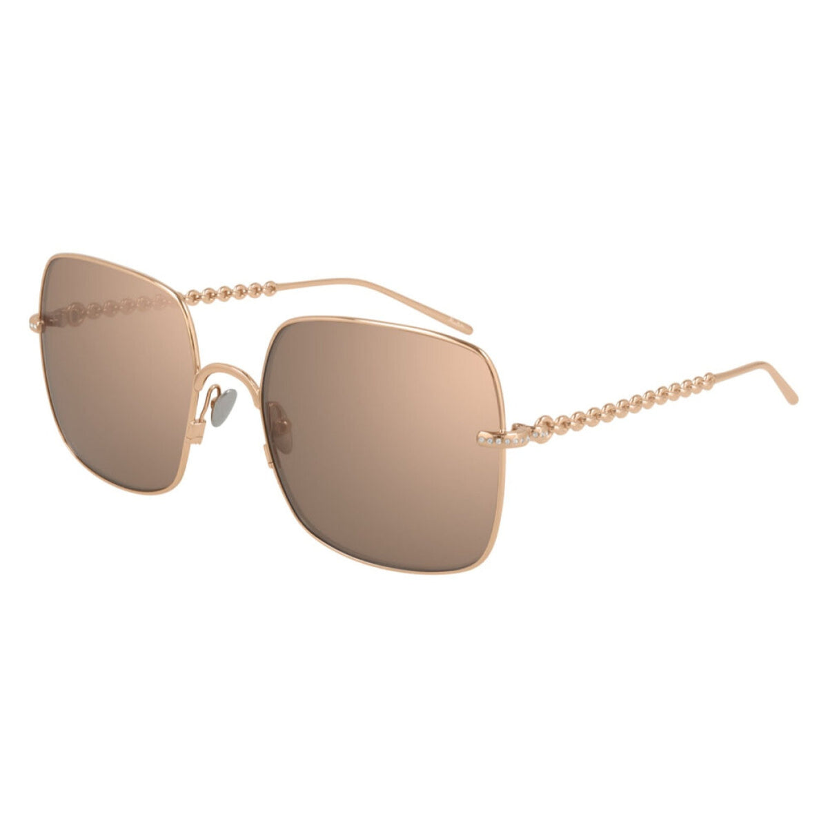 Pomellato Women&#39;s Sunglasses Spring Summer 2021 Gold Brown Nylon Nylon Pink PM0102S 003