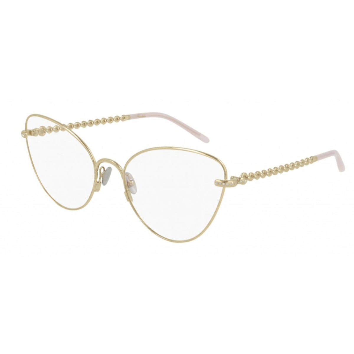 Pomellato Women's Sunglasses Spring Summer 2021 Gold Transparent Demo Lens Demo Lens Light PM0104O 002