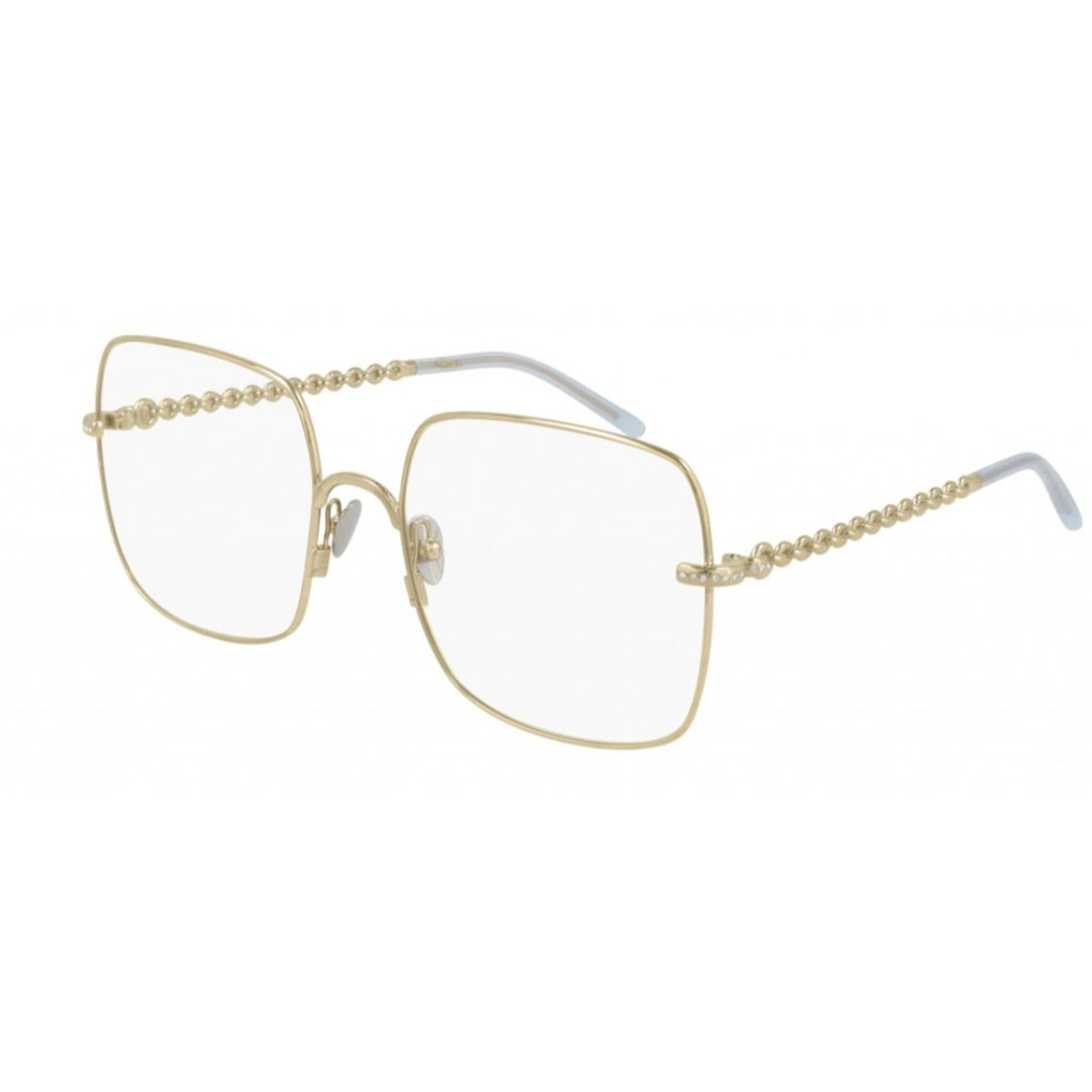 Pomellato Women's Sunglasses Spring Summer 2021 Gold Transparent Demo Lens Demo Lens Light PM0105O 002