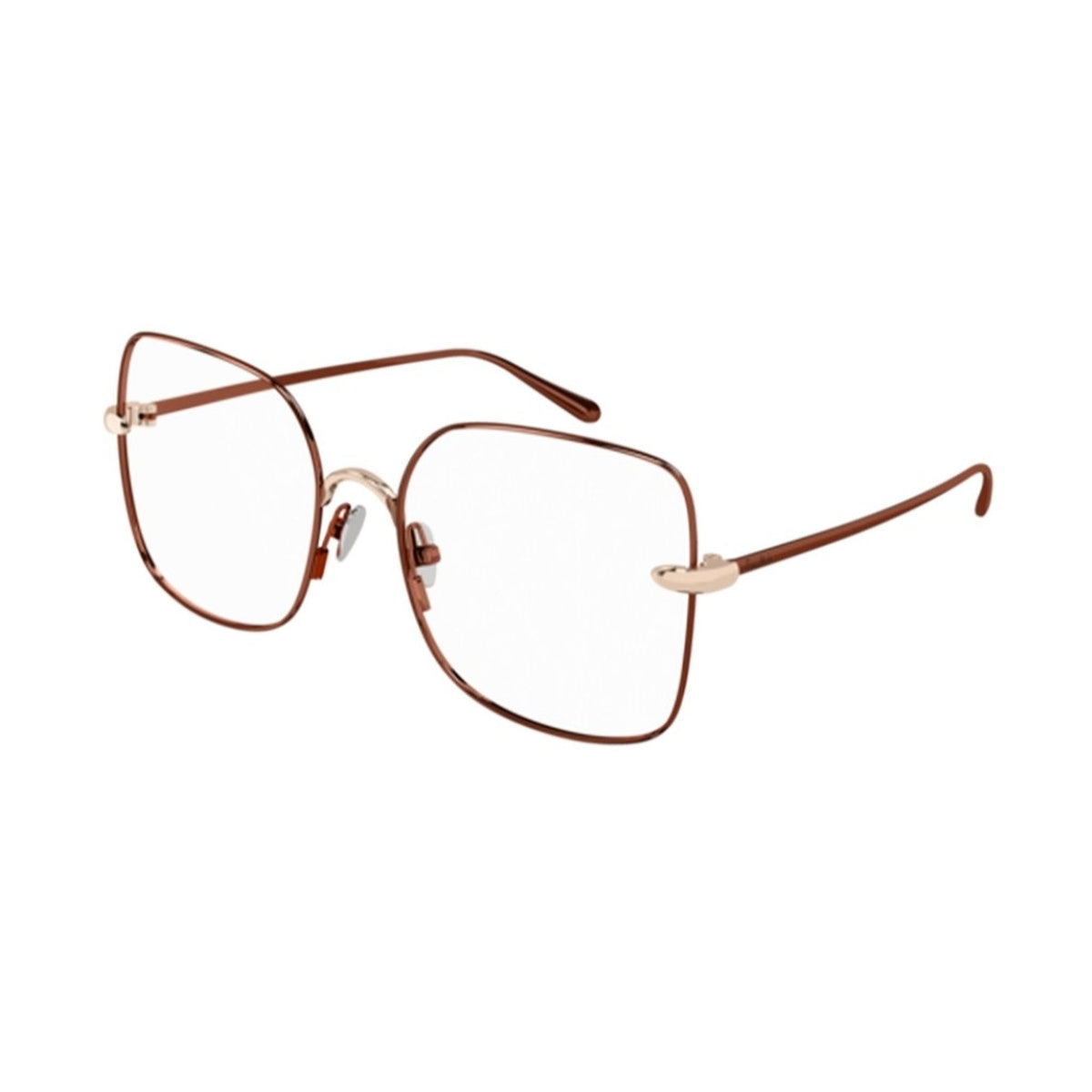 Pomellato Women's Sunglasses Spring Summer 2022 Brown Transparent Demo Lens Demo Lens Transparent PM0108O 003
