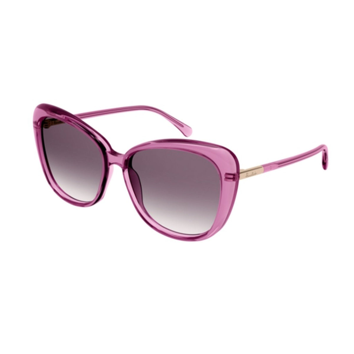 Pomellato Women&#39;s Sunglasses Spring Summer 2022 Pink Violet Nylon Nylon Transparent PM0110S 003