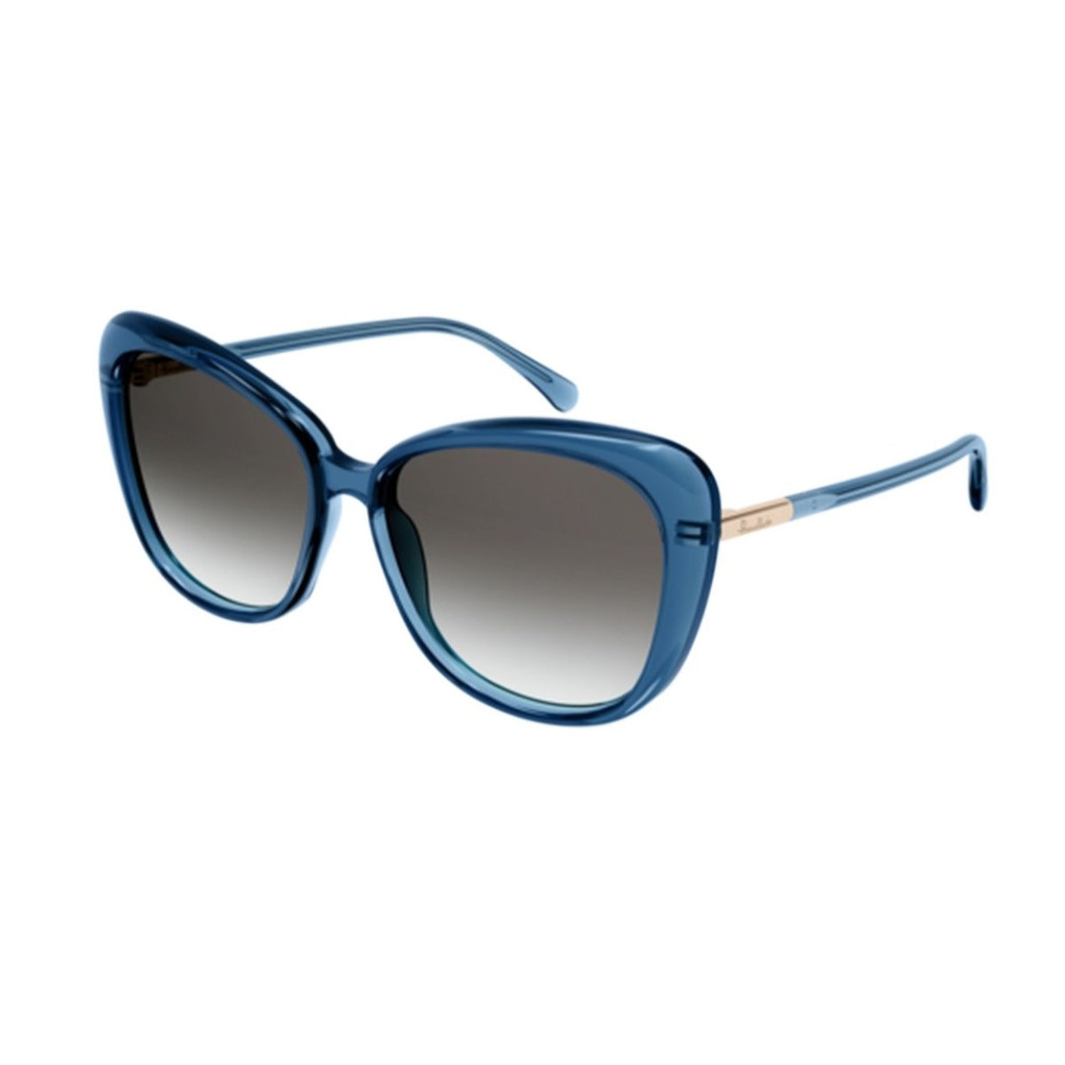 Pomellato Women's Sunglasses Spring Summer 2022 Light Blue Grey Nylon Nylon Transparent PM0110S 004