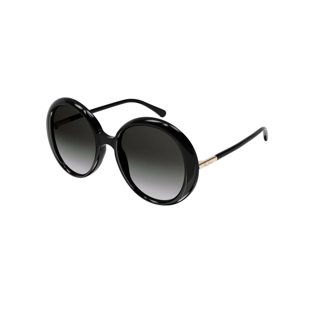 Pomellato Women's Sunglasses Spring Summer 2022 Black Grey Nylon Nylon Shiny PM0111S 001