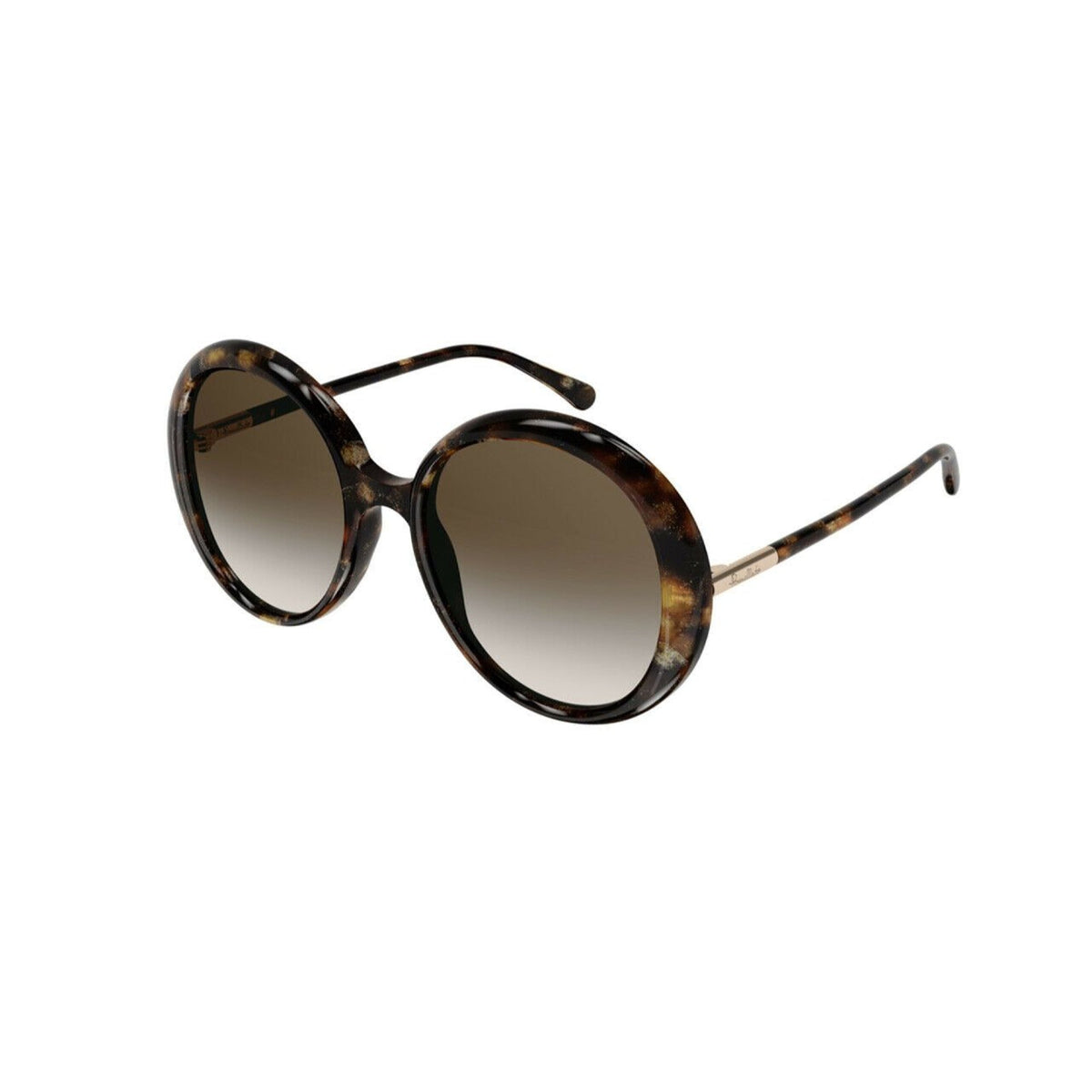 Pomellato Women's Sunglasses Spring Summer 2022 Havana Brown Nylon Nylon Gold PM0111S 002