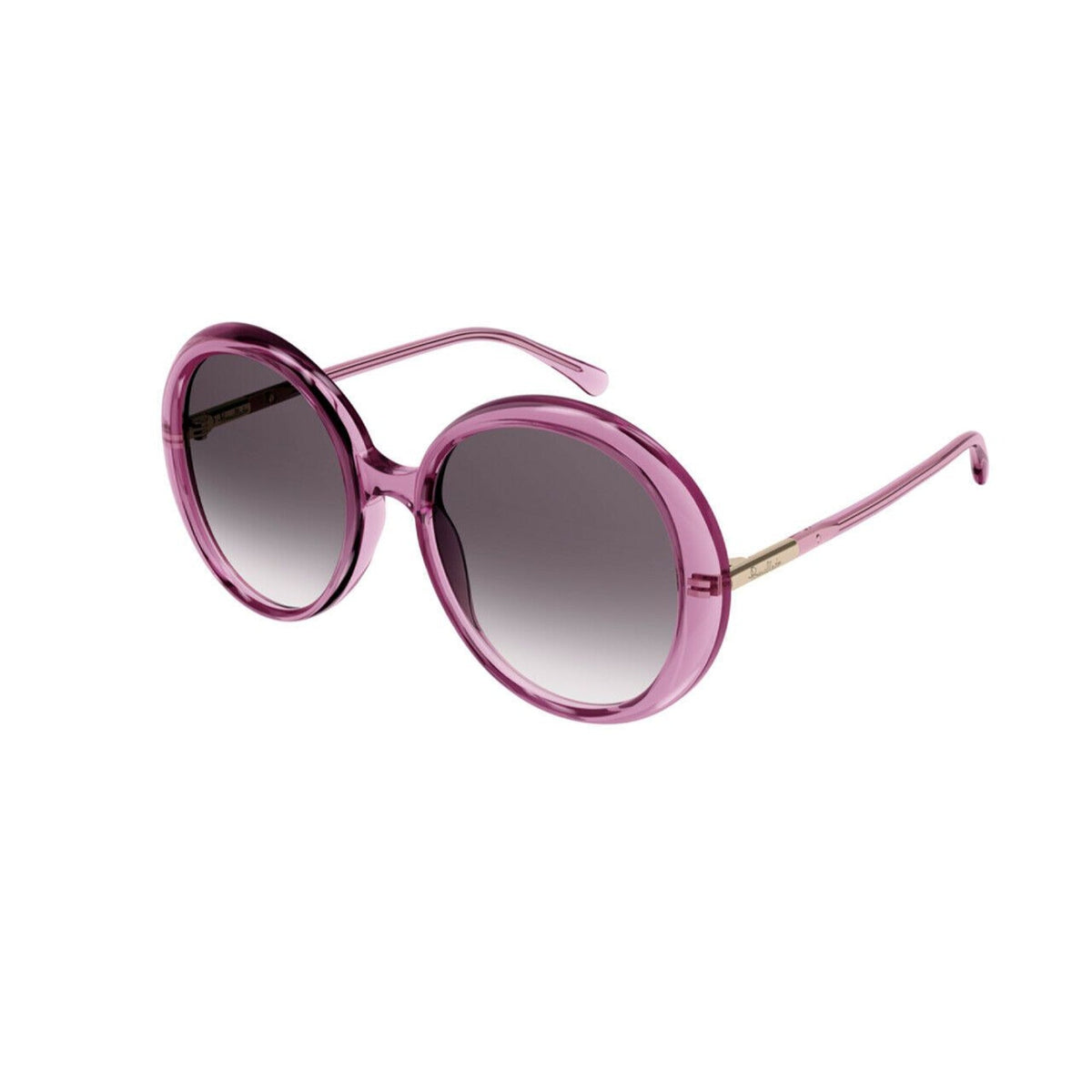 Pomellato Women's Sunglasses Spring Summer 2022 Pink Violet Nylon Nylon Transparent PM0111S 003