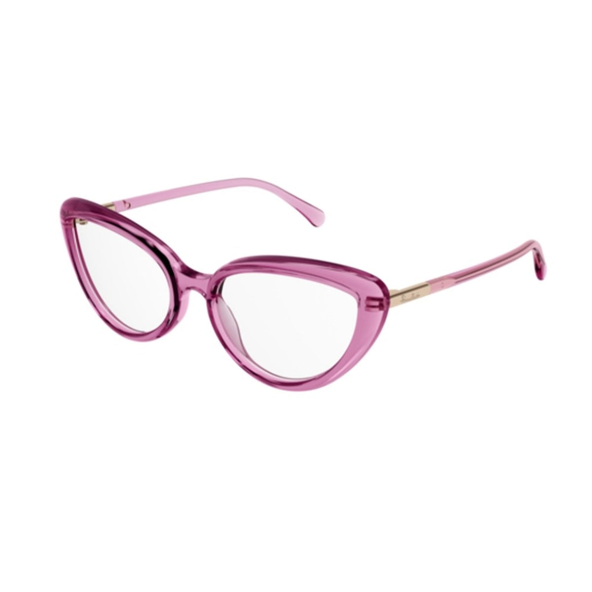Pomellato Women&#39;s Sunglasses Spring Summer 2022 Pink Transparent Demo Lens Demo Lens Transparent PM0112O 003