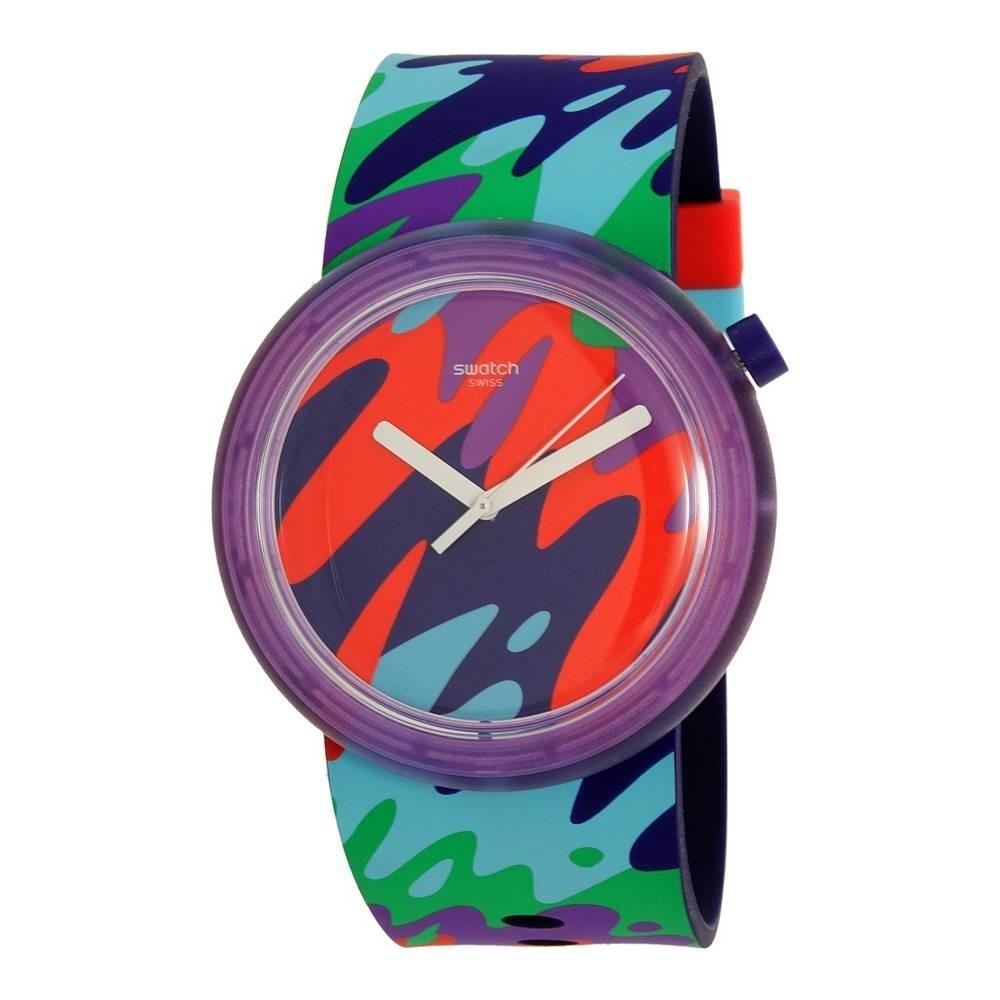 Swatch Unisex PNP101 Originals Colorful Silicone Watch