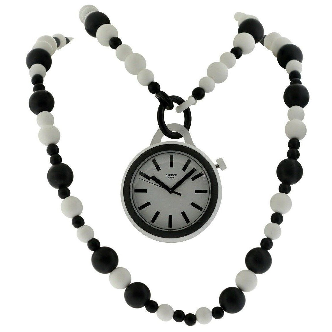 Swatch Women&#39;s PNW100N PopMoving Two-Tone Plastic Watch