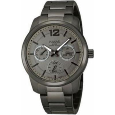 Pulsar Women&#39;s PP6061 Multi-Function Grey Stainless Steel Watch
