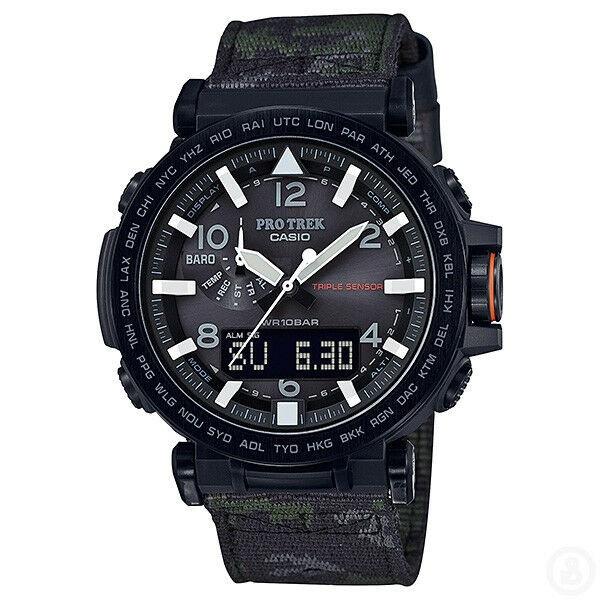 Casio Men&#39;s PRG650YBE-3 Pro Trek Camouflage Cloth Watch