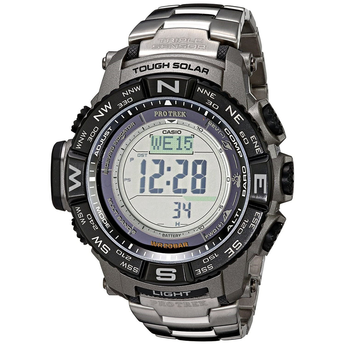 Casio Men's PRW3500T-7CR G-Shock Atomic Digital Titanium Watch