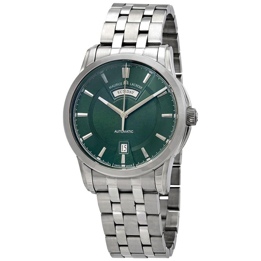 Maurice Lacroix Men&#39;s PT6158-SS002-63E Pontos Day Date Stainless Steel Watch
