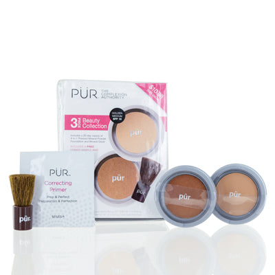 Pur  3 Pc Beauty Collection Mini Set Golden Medium  