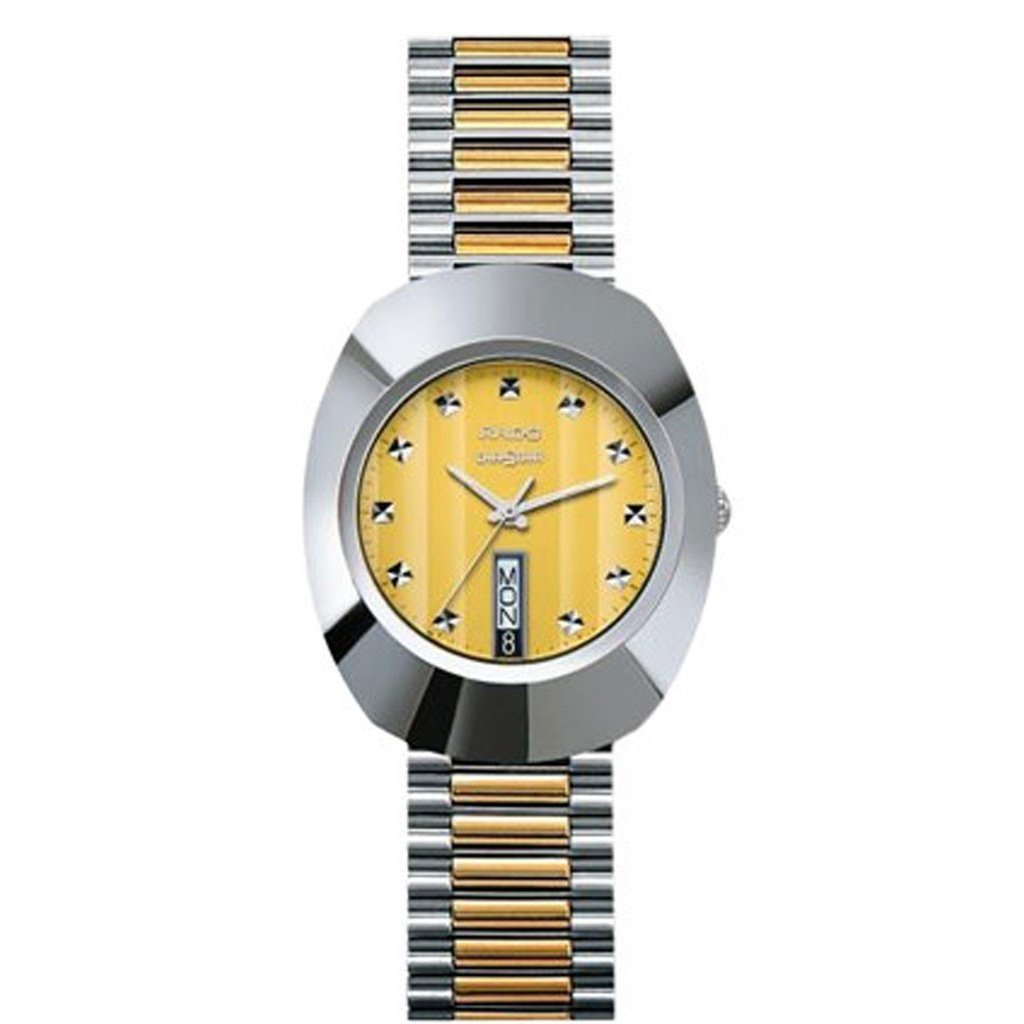 Rado Men&#39;s R12305254 Original Crystal Two-Tone Stainless Steel Watch