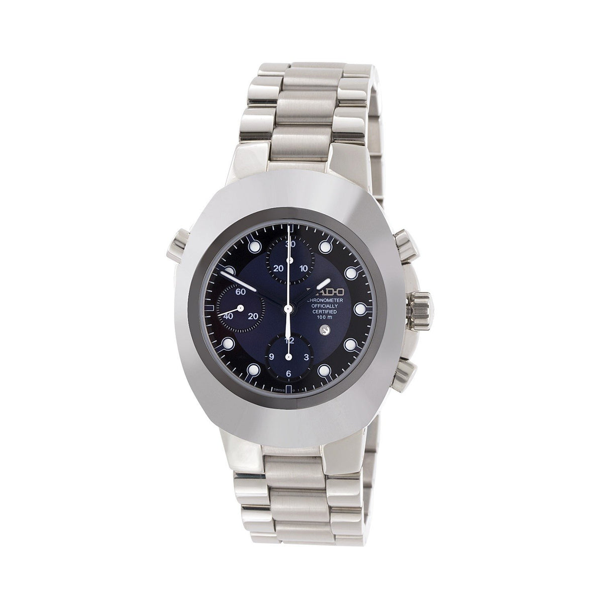 Rado Men&#39;s R12694163 Original Chronograph Stainless Steel Watch