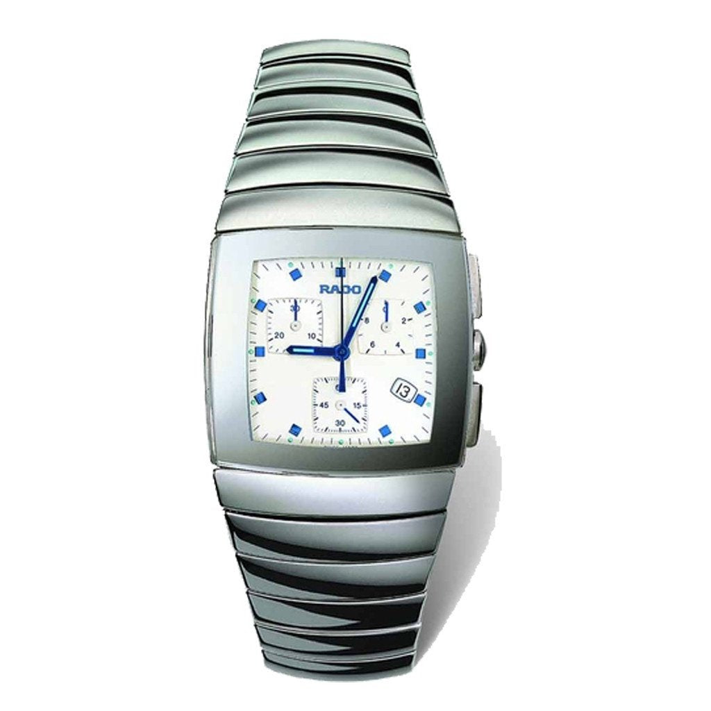 Rado Men&#39;s R13434112 Sintra Chronograph White Ceramic Watch
