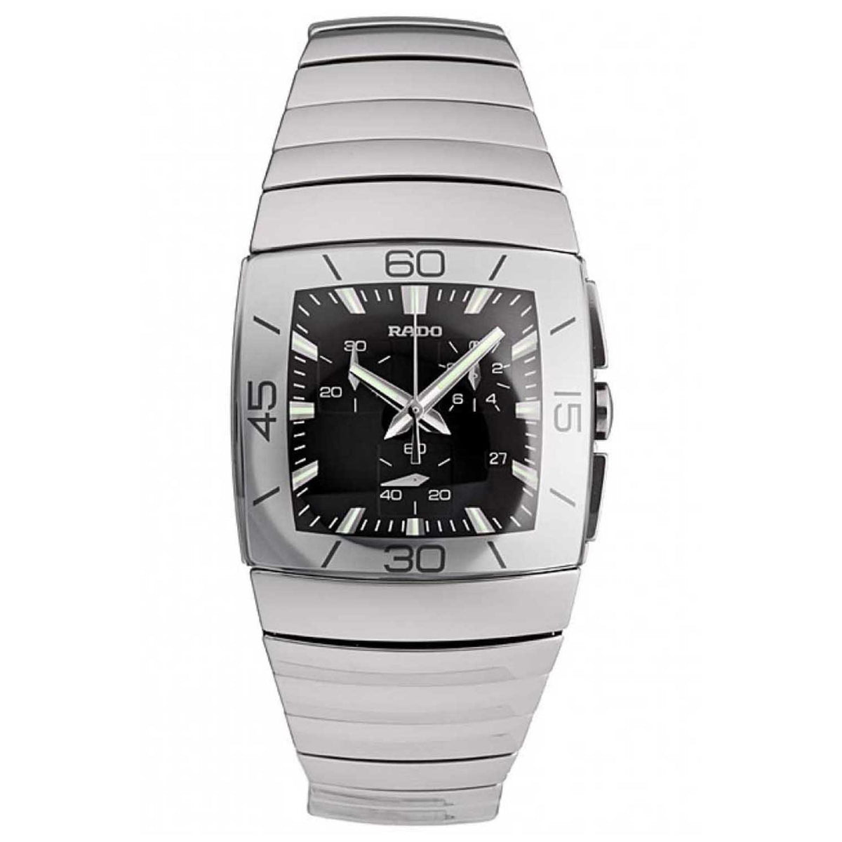 Rado Men&#39;s R13434172 Sintra Chronograph Black Ceramic Watch