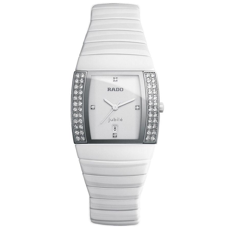Rado Women&#39;s R13830702 Sintra Jubile  White Ceramic Watch